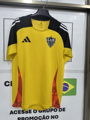 2025/26 Atlético Mineiro Yellow Thailand Soccer Training Jerseys-LD/1116