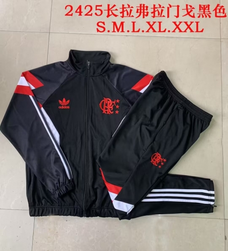 2024/25 Flamengo Black Thailand Jacket Uniform-815