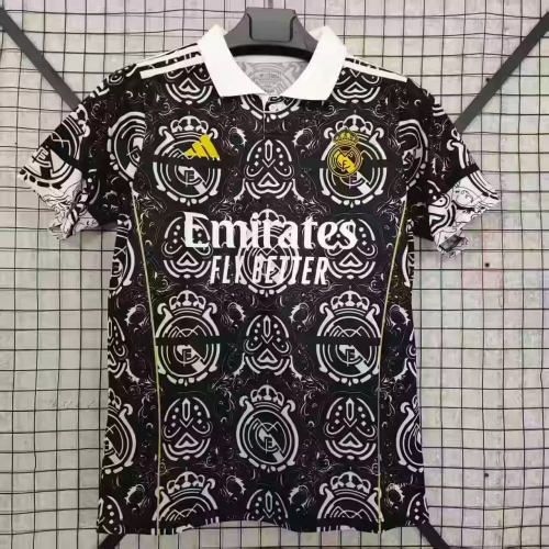 2025/26 Real Madrid Black Thailand Soccer Polo Shirts-95