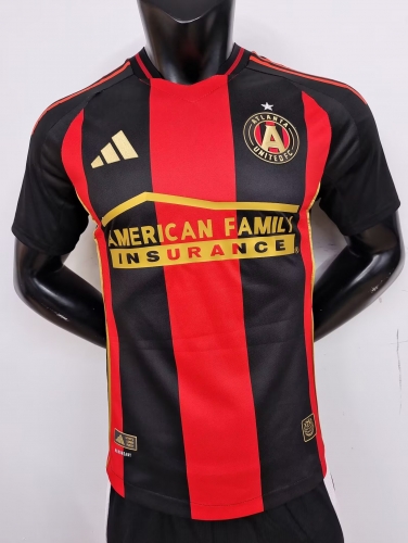 Player Version 2025/26 Atlanta United FC Home Red & Black Thailand Soccer Jersey AAA-MY