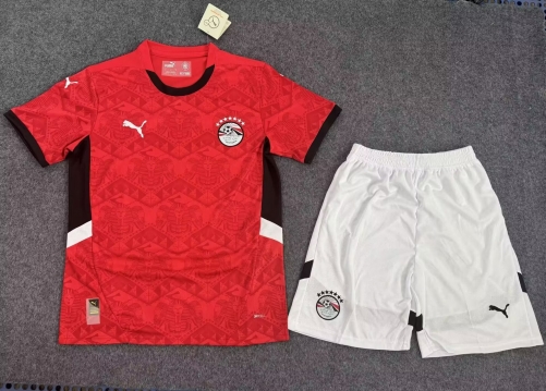 2025/26 Egypt Home Red Soccer Uniform-315