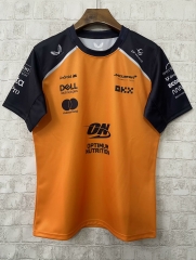 2025 Mclaren Orange Round Collar Racing Jerseys-805