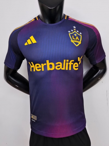 Player Version 2025/26 Los Angeles Galaxy Away Blue & Purple Thailand Soccer Jersey AAA-MY/912