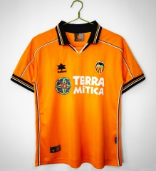 99/00 Retro Version Valencia Away Orange Thailand Soccer Jersey AAA-710/811