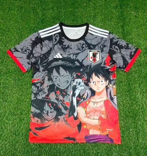 2025/26 Anime version Japan Home Black & Red Thailand Soccer Jersey AAA-416