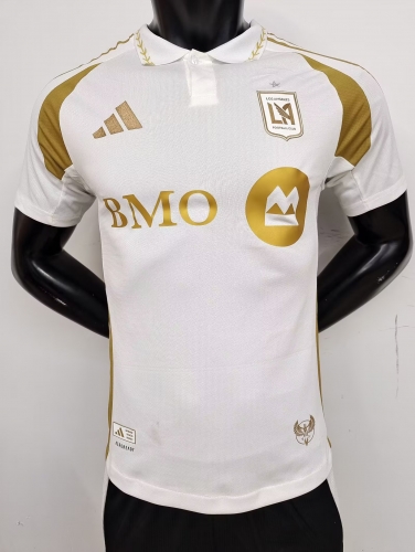 Player Version 2025/26 Los Angeles FC Away White Thailand Soccer Jersey AAA-MY