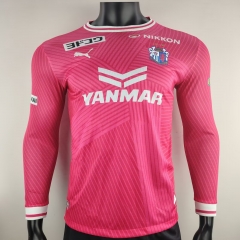 2025/26 Cerezo Osaka Home Pink Red LS Thailand Soccer Jersey AAA-38