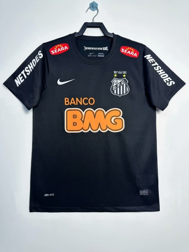 12/13 Retro Version Santos FC Black Thailand Soccer Jersey-312/811/710