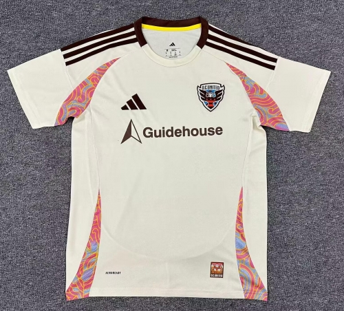 2025/26 D.C. United White Thailand Soccer Jersey AAA-1040