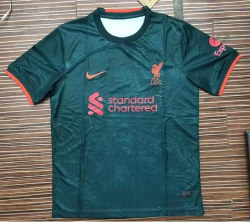 2022/23 Liverpool 2nd Away Green Thailand Soccer Jersey AAA-23