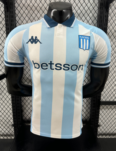 Player Version 2025/26 Racing Club de Avellaneda Home Blue & White Thailand Soccer Jersey AAA-XY