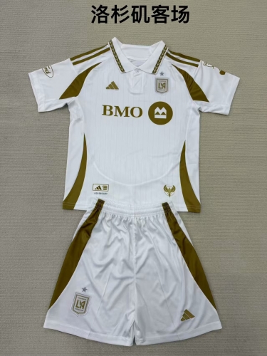 2025/26 Los Angeles FC Away White Soccer Uniform-208