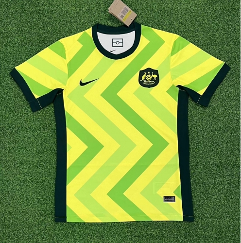 2025/26 Australia Home Yellow Thailand Soccer Jersey AAA-320/1040/416