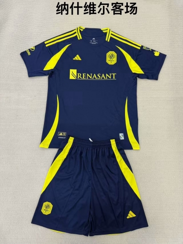 2025/26 Nashville FC Away Royal Blue Soccer Uniform-208