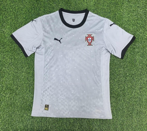 2025/26 Portugal Goalkeeper Gray Thailand Soccer Jersey AAA-416