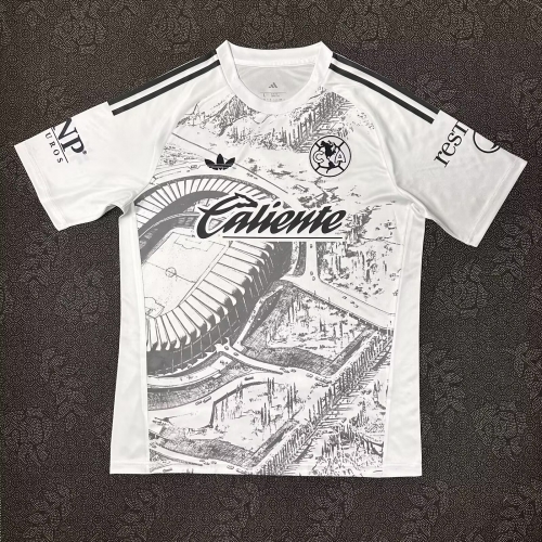 2025/26 Club América Away White Thailand Soccer Jersey AAA-522