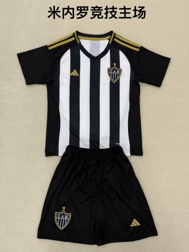 2025/26 Atlético Mineiro Home Red & White Soccer Uniform-208