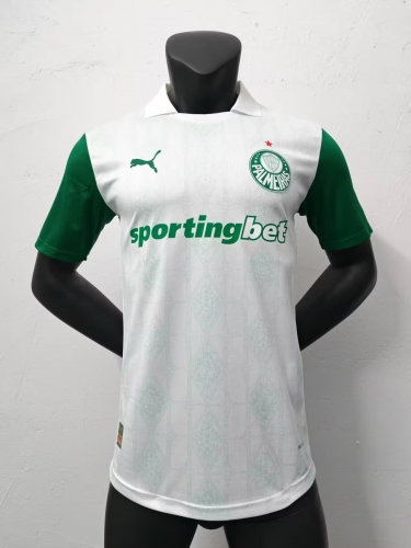 Player Version 2025/26 SE Palmeiras Away White Thailand Soccer Jersey AAA-908/MY/1116