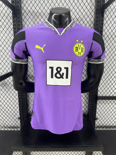 Player Version 2025/26 Borussia Dortmund Goalkeeper Purple Thailand Soccer Jersey AAA-XY