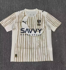 2025/26 Al-Hilal Saudi Away White Yelloe Thailand Soccer Jersey AAA-709/23