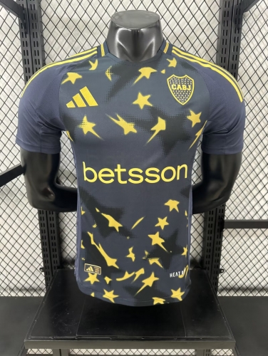 Player Version 2024/25 Boca Juniors 3nd Away Gray Blue Thailand Soccer Jersey AAA-XY