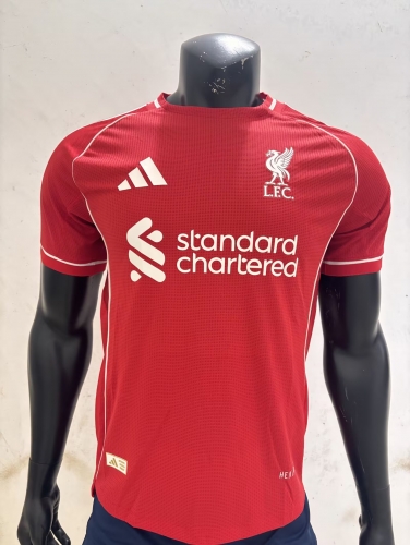 Player Version 2025/26 Liverpool Home Red Thailand Soccer Jersey AAA-888/MY