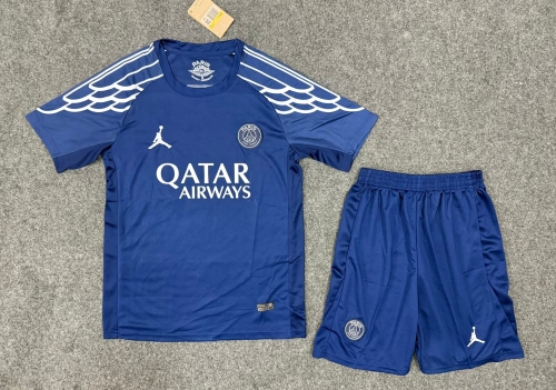 2025/26 Paris SG 4nd Away Royal Blue Soccer Uniform-315/36