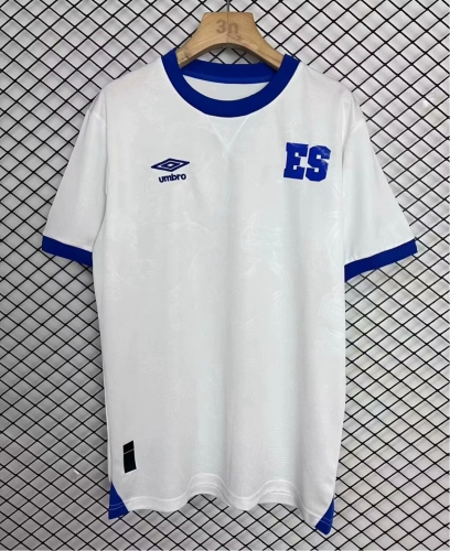 2025/26 El Salvador Away White Thailand Soccer Jersey AAA-95