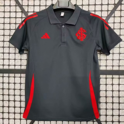 2025/26 Brazil SC Internacional Black Thailand POLO Shirts-95