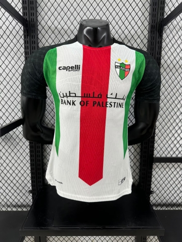 Player Version 2025/26 Palestine Home Red & White Thailand Soccer Jersey AAA-XY