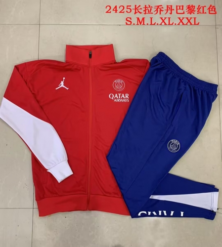 2024-25 Paris SG Red Thailand Soccer Jacket Uniform-815