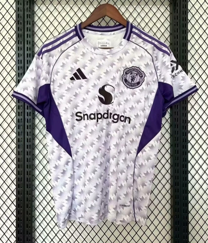 2025/26 Manchester United Away White Thailand Soccer Jerseys AAA-23/312