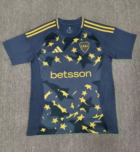 2025/26 Boca Juniors 3nd Away Gray Blue Thailand Soccer Jersey AAA-23/47/416