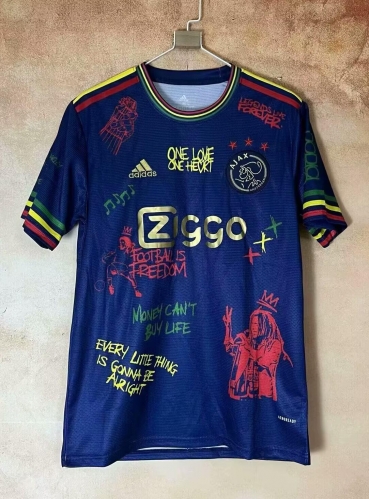 2025/26 Game Version Ajax Royal Blue Thailand Soccer Jersey AAA-23