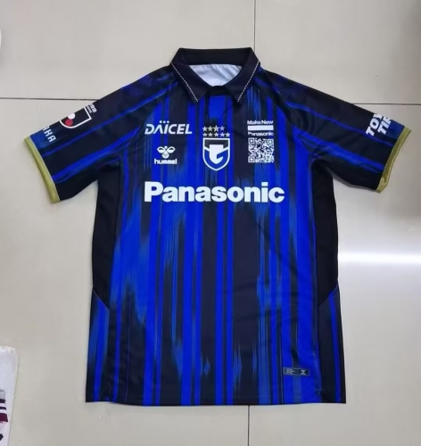 2025/26 Gamba Osaka Home Blue & Black Thailand Soccer Jersey AAA-417