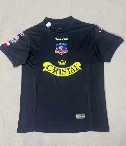 2004 Retro Version Colo-Colo Away Black Thailand Soccer Jersey AAA-95