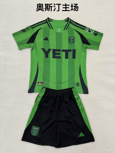 2025/26 Austin FC Home Green Soccer Uniform-208