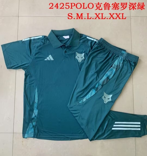 2024/25 Cruzeiro EC Dark Green Thailand Polo Uniform-815