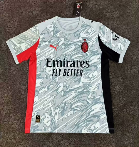 2025/26 AC Milan Gray & Green Thailand Soccer Jersey AAA-23