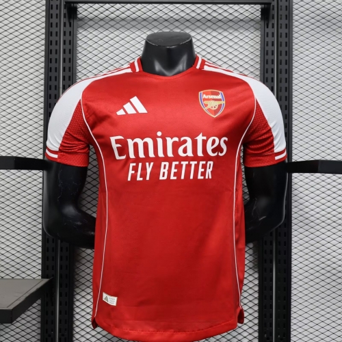 Player Version 2025/26 Arsenal Home Red Thailand Soccer Jersey AAA-888