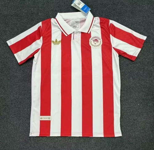 2025/26 Centennial Version Olympiacos F.C. Red & White Thailand Soccer Jersey AAA-95/23