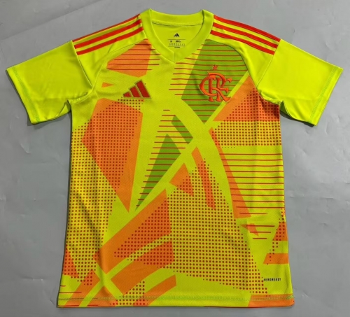 2025/26 CR Flamengo Goalkeeper Yellow Thailand Soccer Jersey AAA-908