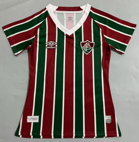 2025/26 Fluminense FC Home Red & Green Female Soccer Jersey AAA-908/JJ