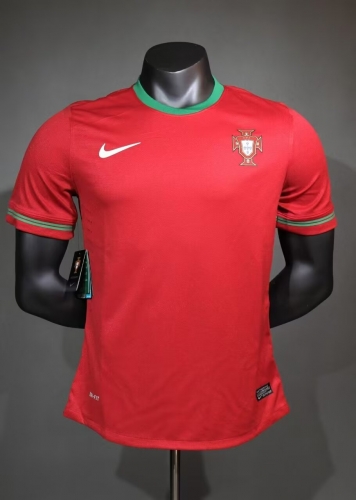 Player Retro Version 2012 Portugal Home Red Thailand Soccer Jersey AAA-703