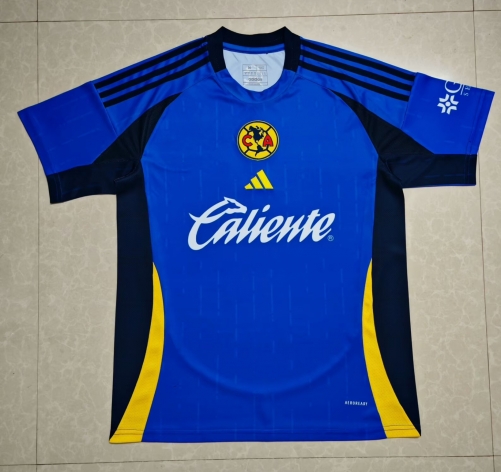 2025/26 Club América Blue Thailand Soccer Training Jerseys-07