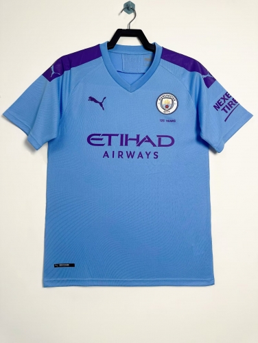 19/20 Retro Version Manchester City Home Blue Thailand soccer jersey AAA-811