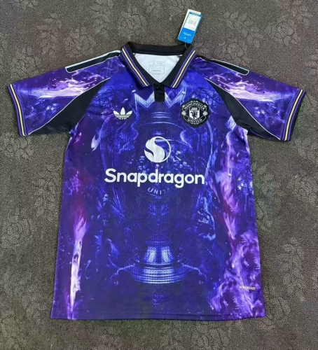 2025/26 Special Version Manchester United Purple & Blue Thailand Soccer Jerseys AAA-23