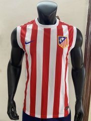 2025/26 Atletico Madrid Home Red & White Thailand Soccer Jersey Vest-407