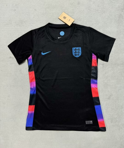 2025/26 England Away Black Female Thailand Soccer Jersey AAA-SH/JJ