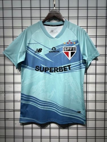 2025/26 São Paulo FC Lake Blue Training Thailand Soccer Jerseys-23